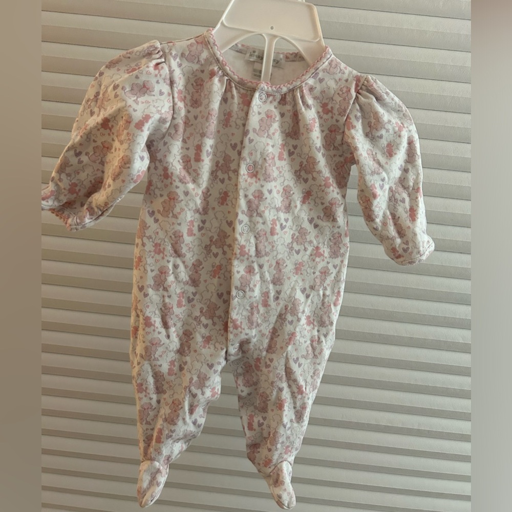 Kissy Kissy Oodles of Poodles Pima Footie- Baby 0-3 Months